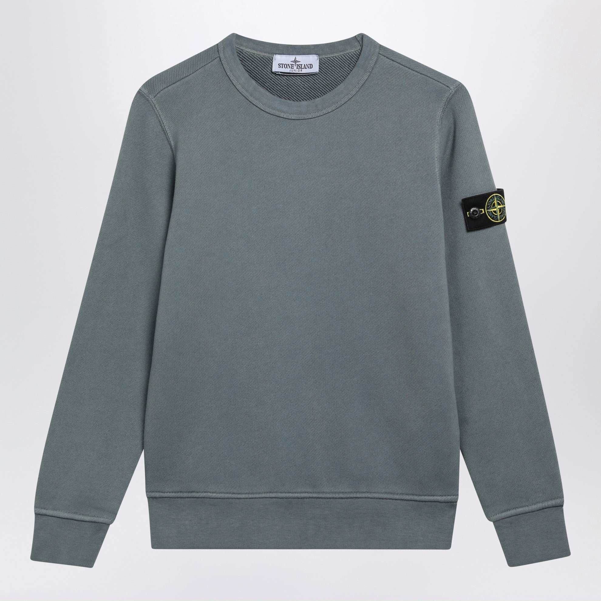Crewneck sweatshirt in Ash Blue cotton
