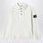 Sweatshirt im Polo-Stil in Kreidefarbe aus Baumwolle