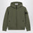 Leichte, militärgrüne Polyesterjacke