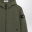 Leichte, militärgrüne Polyesterjacke