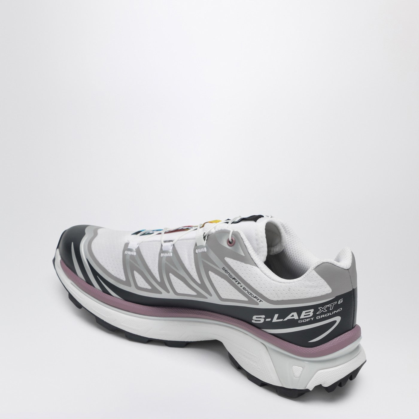 Salomon XT-6 Sneakers White/Black/Dusky Orchid | TheDoubleF