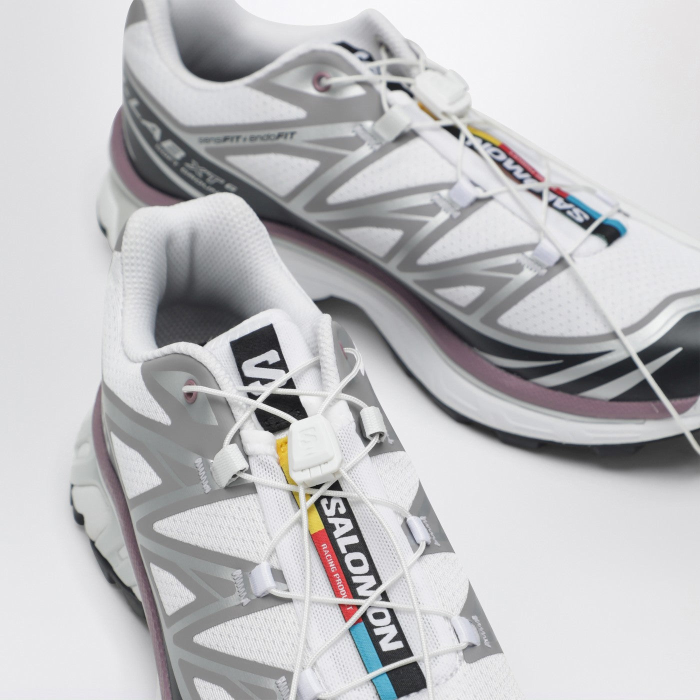 Salomon XT-6 Sneakers White/Black/Dusky Orchid | TheDoubleF