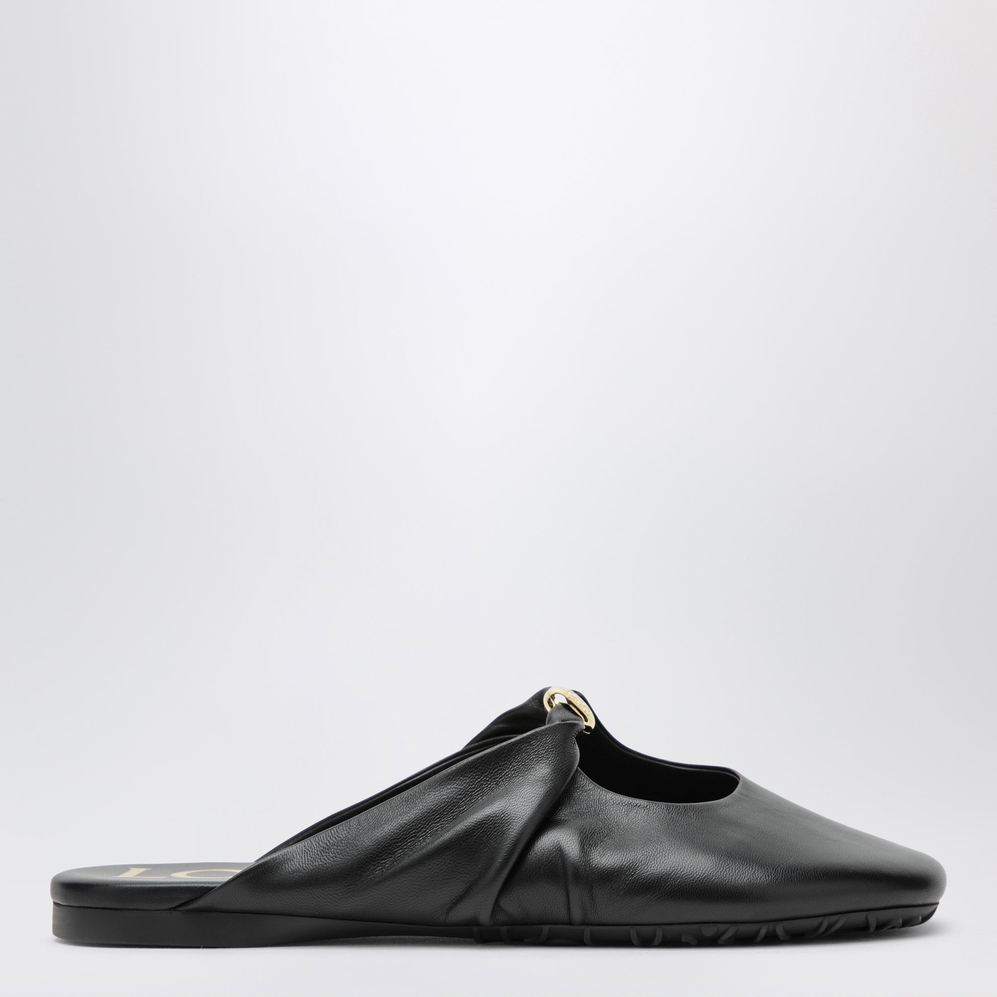 Sabots Pebble en nappa d’agneau noir