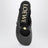Sabots Pebble en nappa d’agneau noir