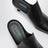 Emily lambskin leather mules in black
