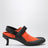 Escarpins slingback Dive jaune safran/noir en daim