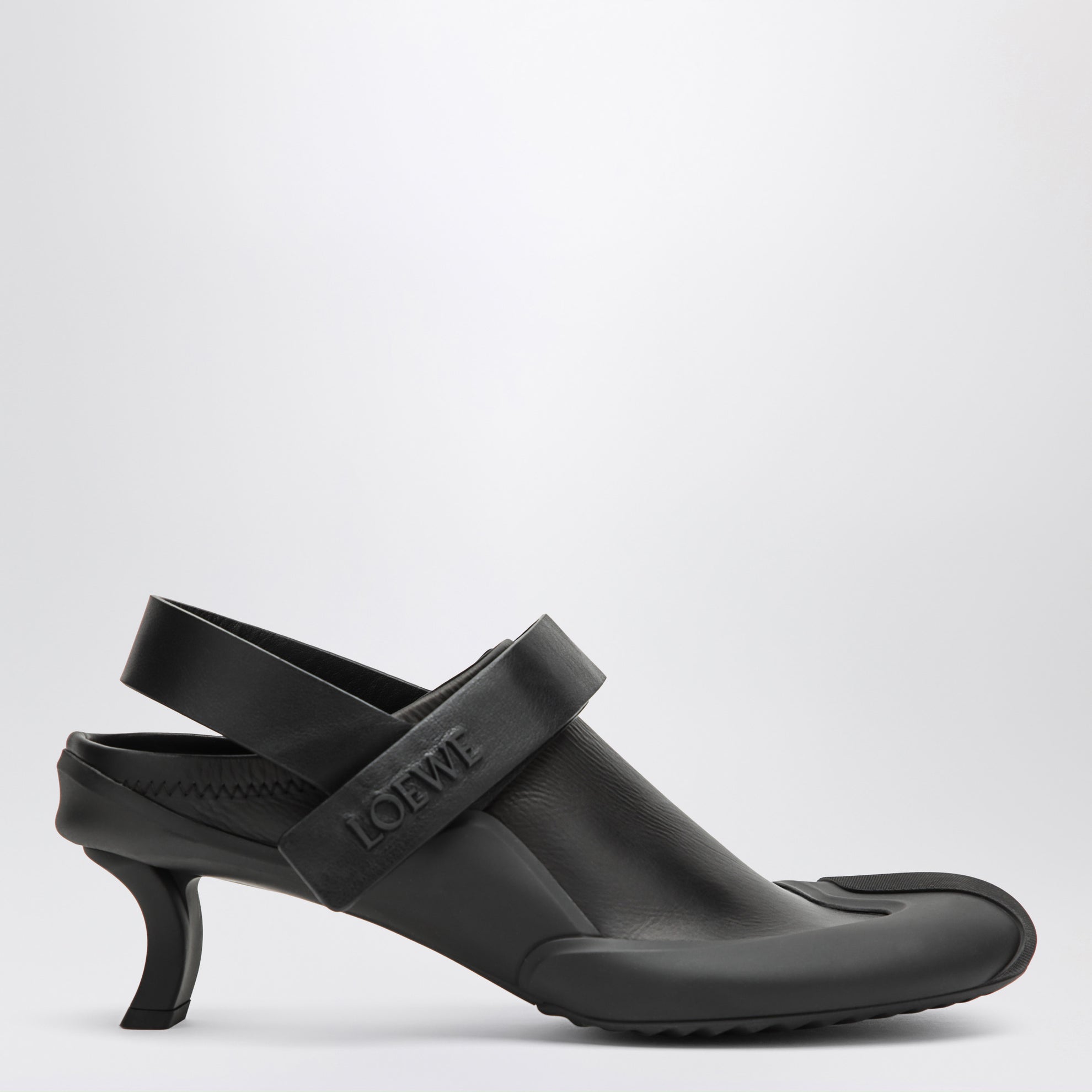 Slingback Dive nere in pelle di vitello stretch
