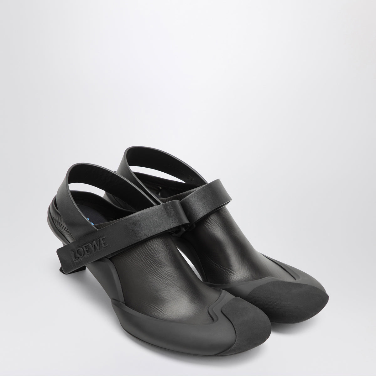Slingback Dive nere in pelle di vitello stretch