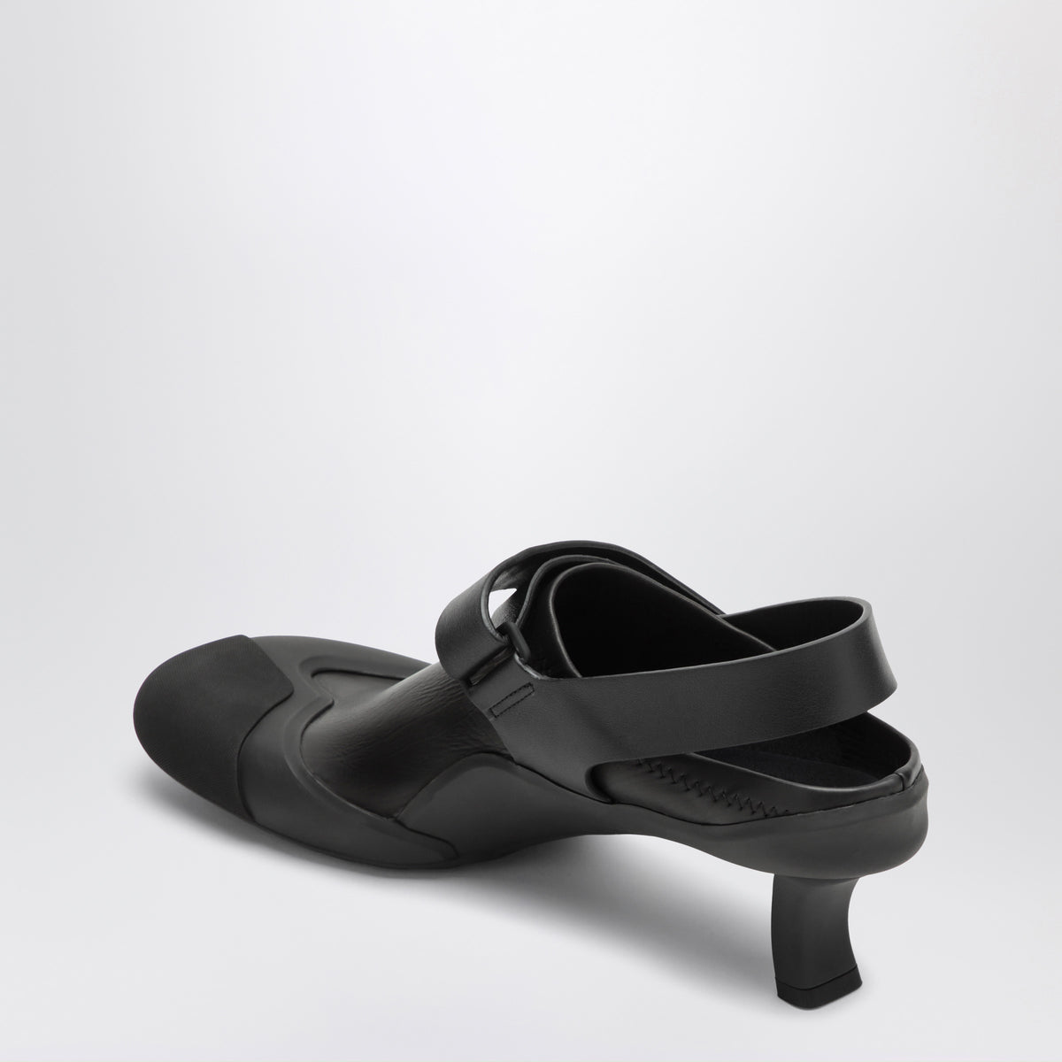 Slingback Dive nere in pelle di vitello stretch