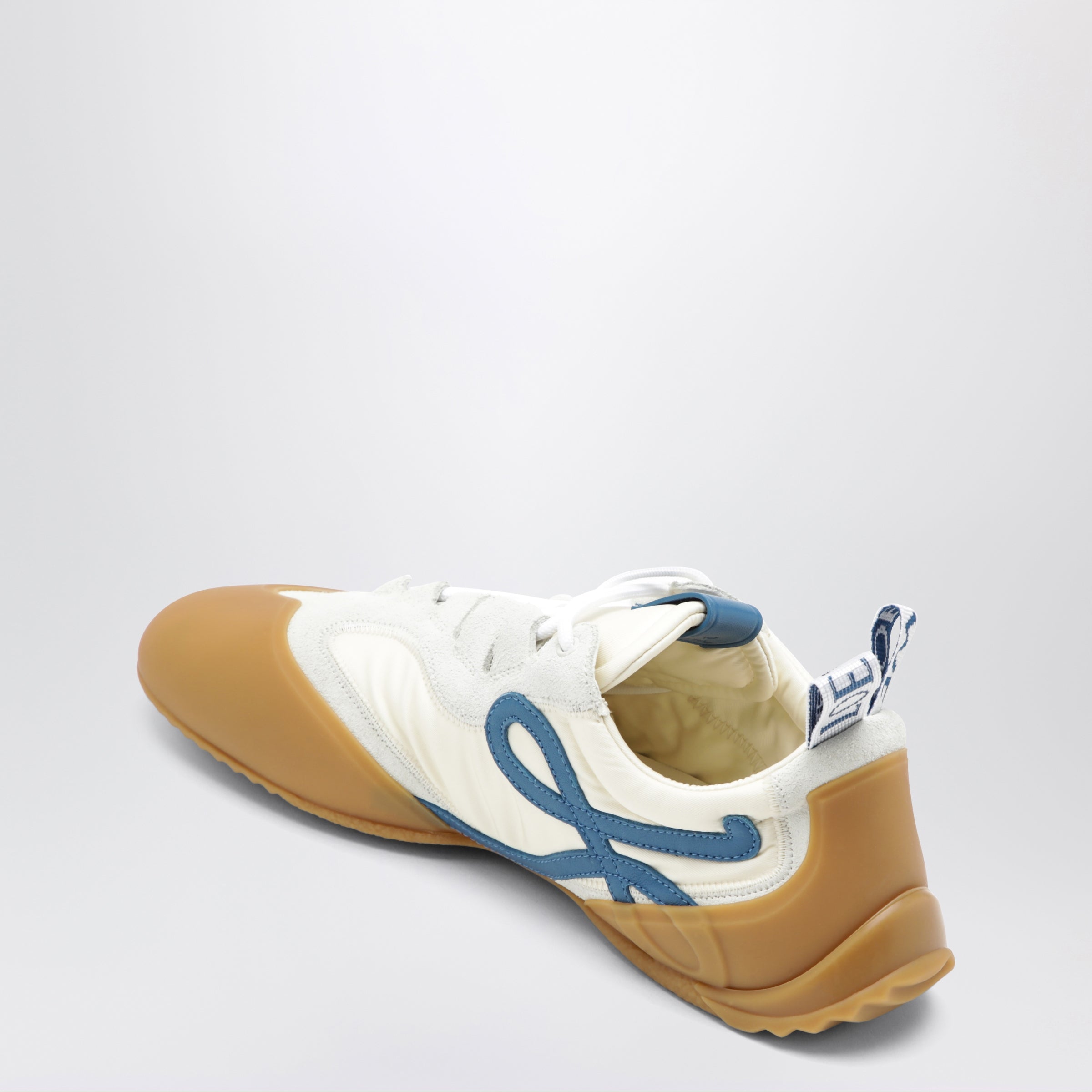 Loewe Grip sneakers in White / Black nylon and suede | TheDoubleF