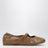 Brown Pebble ballet flats in nappa leather