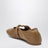 Brown Pebble ballet flats in nappa leather