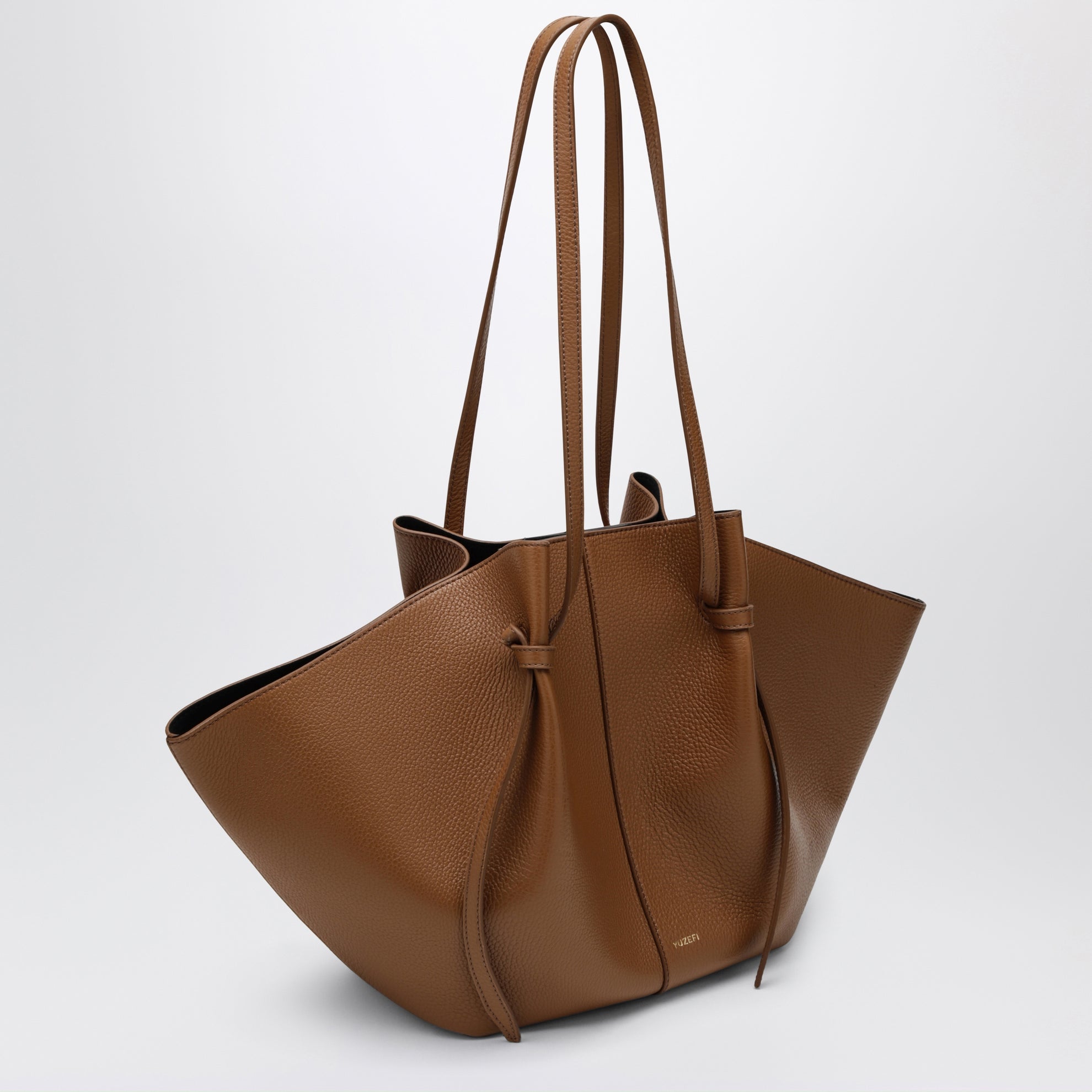 Large Mochi Bag in Hazel Pebble-Grained Leather