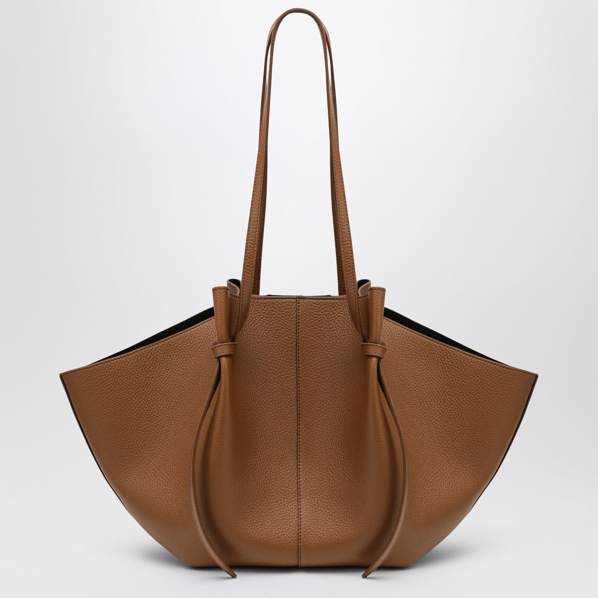 Large Mochi Bag in Hazel Pebble-Grained Leather