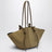 Borsa Large Mochi in pelle scamosciata Fennel