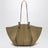 Borsa Large Mochi in pelle scamosciata Fennel
