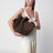 Sac Large Mochi en cuir suédé Nutmeg