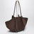 Sac Large Mochi en cuir suédé Nutmeg