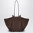 Sac Large Mochi en cuir suédé Nutmeg