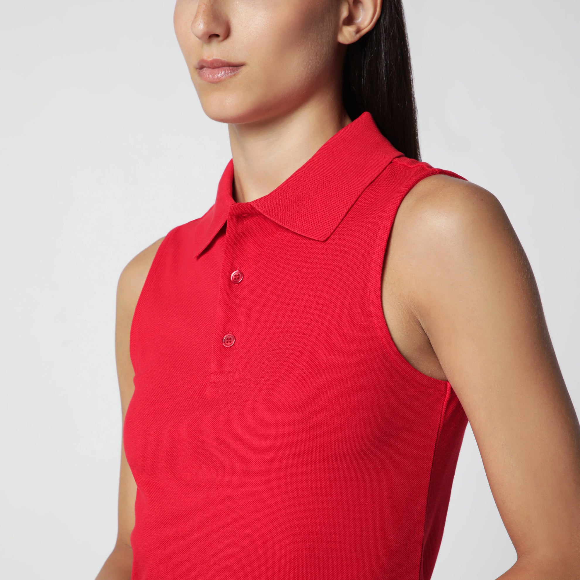 Robe polo Lauren sans manches en coton bio Apple