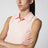 Abito polo Lauren senza maniche in cotone rosa