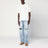 Jeans azzurro slavato con strappi