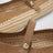 Mary Jane Rio in suede e rafia beige scuro