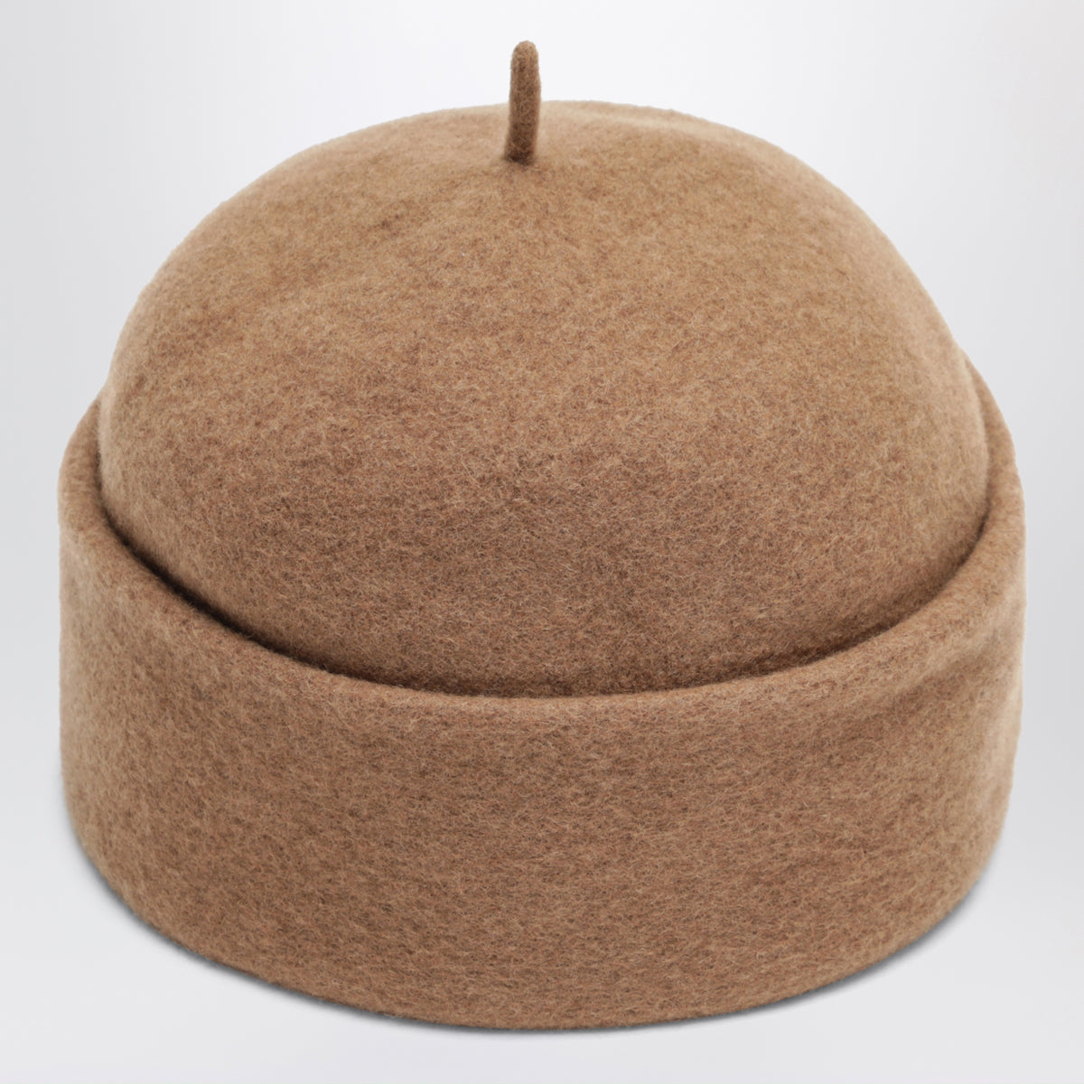 Cappello Le Irina color cammello in lana