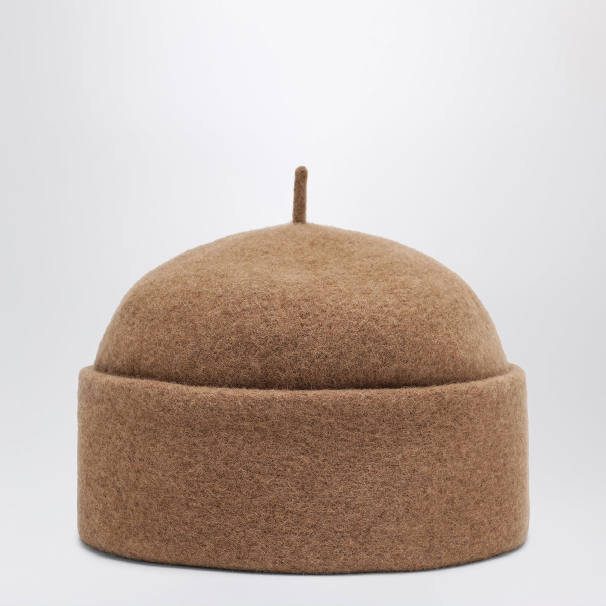 Cappello Le Irina color cammello in lana