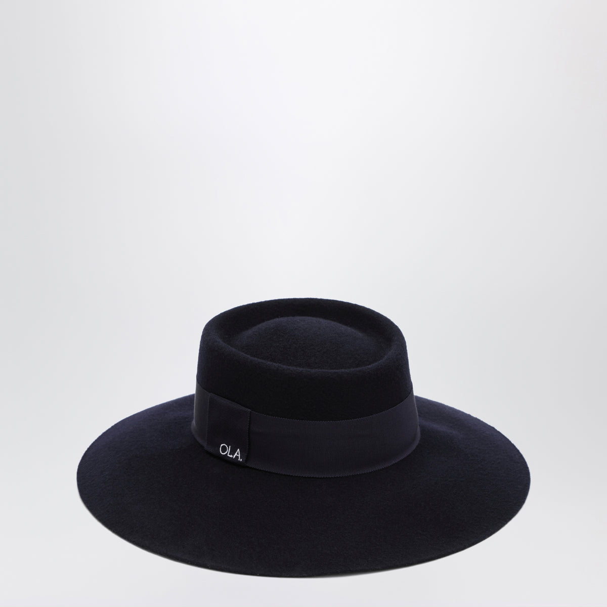 Navy blue Le Feutre hat in wool
