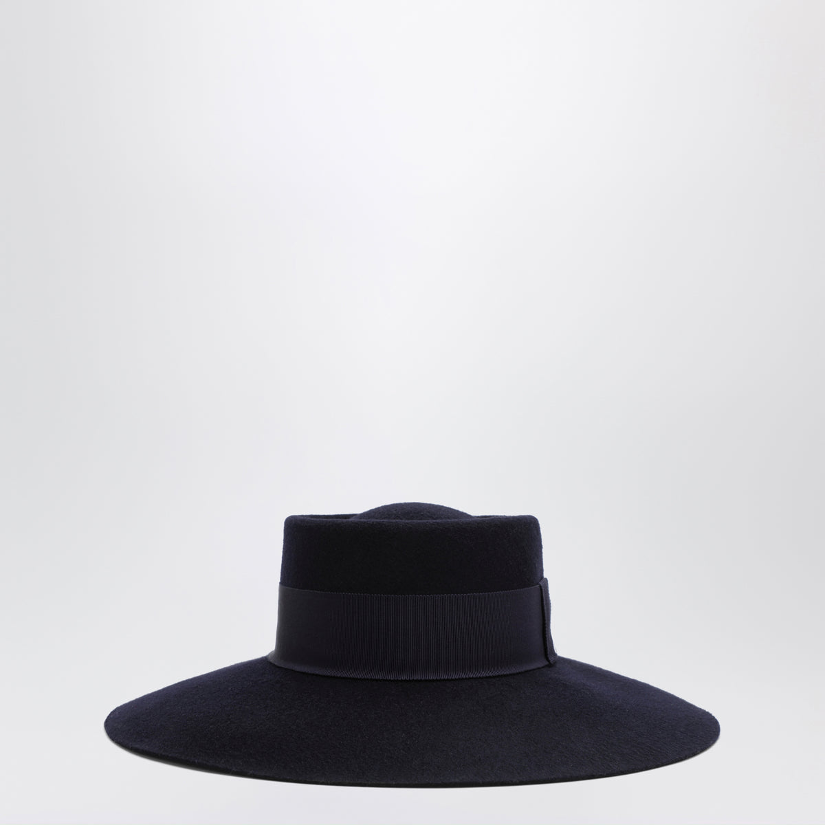 Navy blue Le Feutre hat in wool