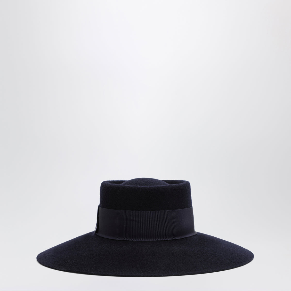 Navy blue Le Feutre hat in wool