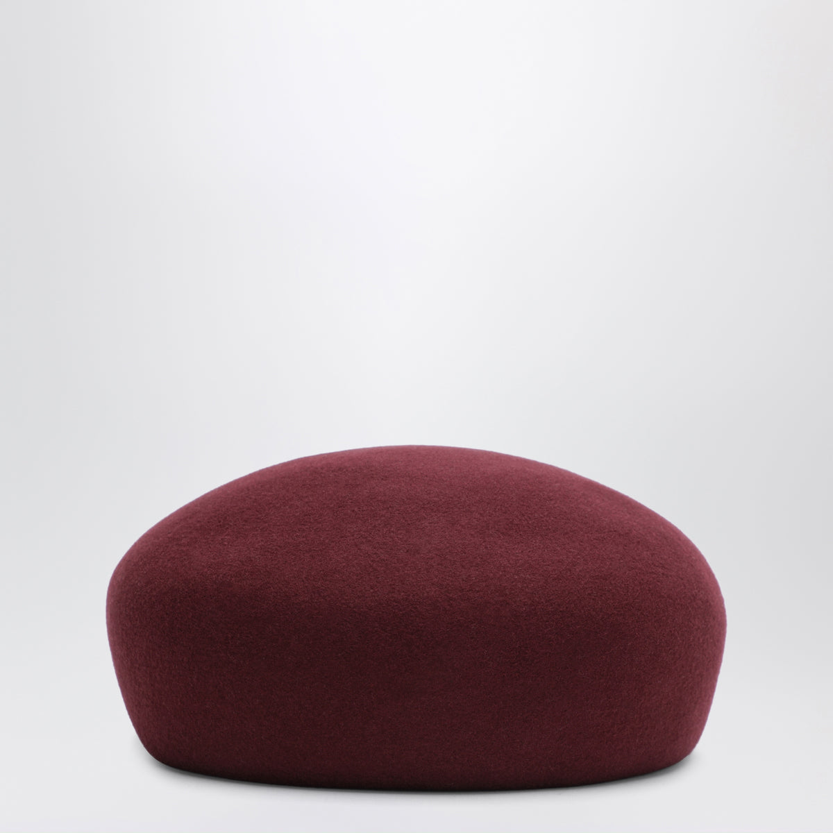 Burgundy Le Leandra hat in wool
