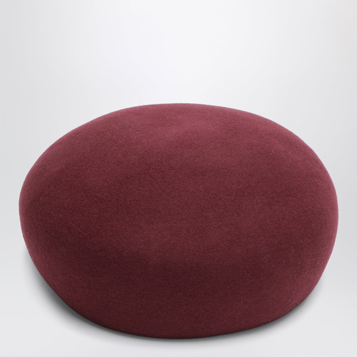 Burgundy Le Leandra hat in wool