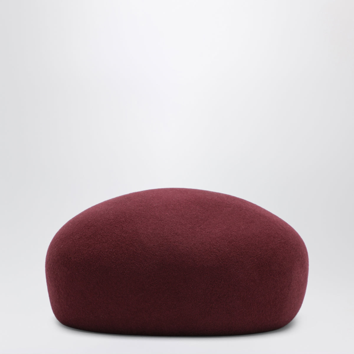 Burgundy Le Leandra hat in wool