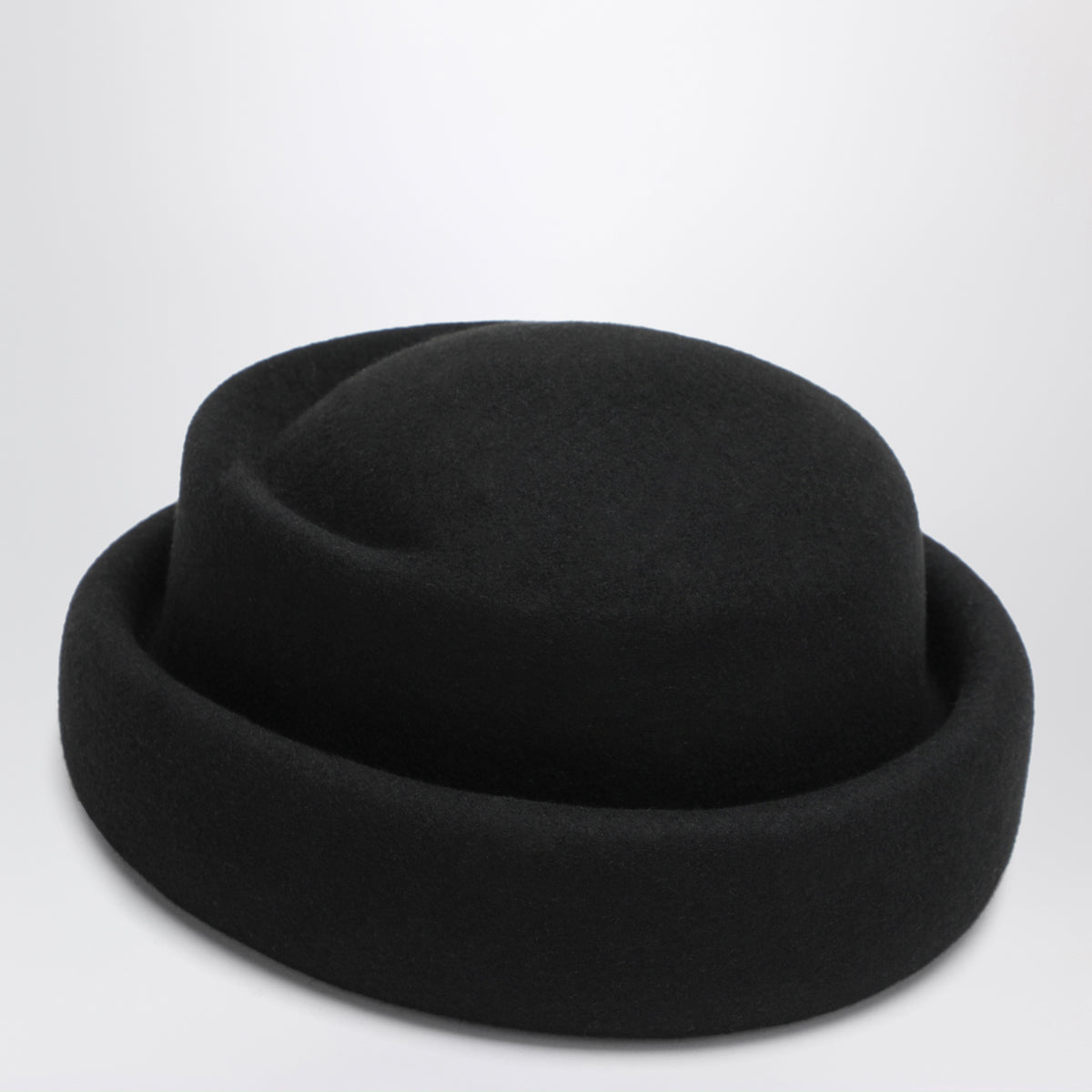 Black Le Marie-Kate hat in wool