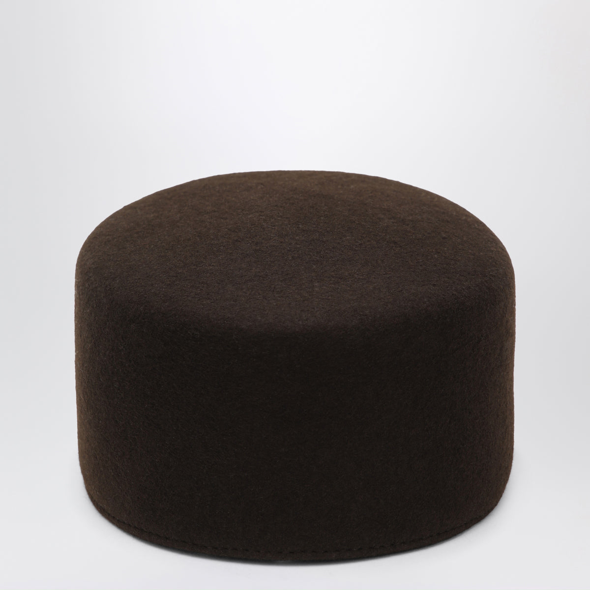 Chapeau Le Pillbox noir en laine