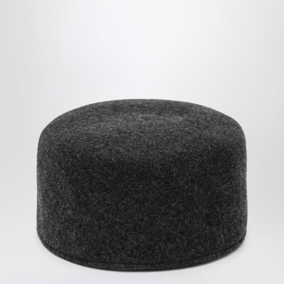 Cappello Le Pillbox grigio in lana
