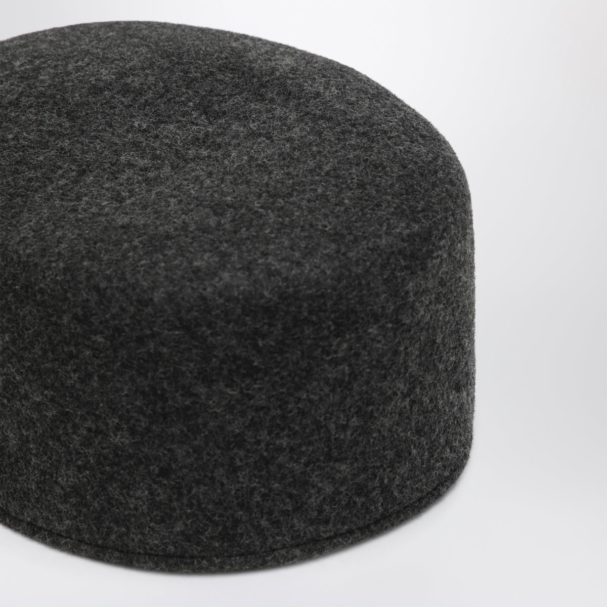 Cappello Le Pillbox grigio in lana