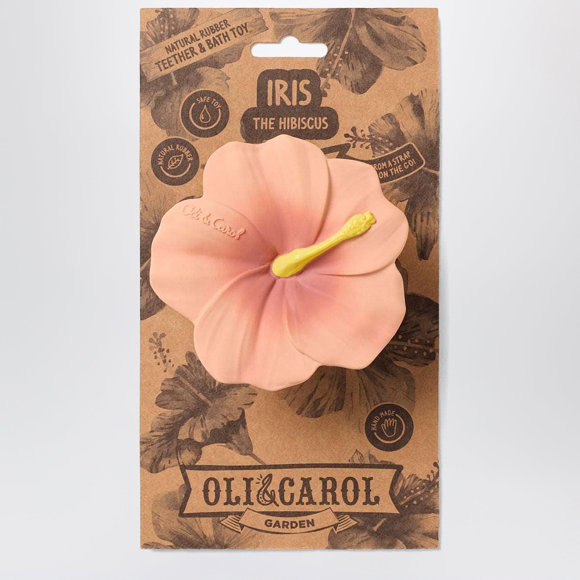 Iris hibiscus baby teether