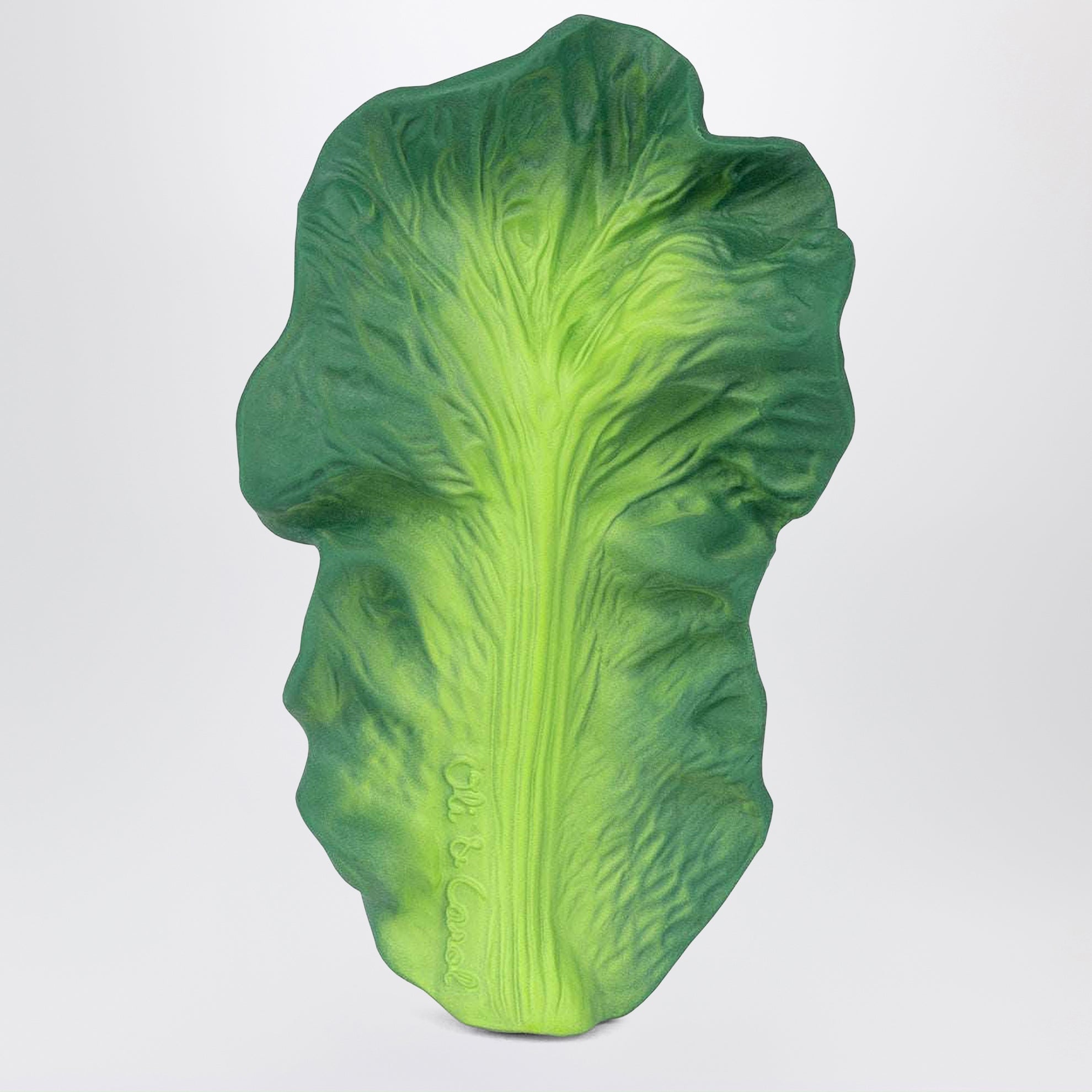 Kale-shaped baby teether