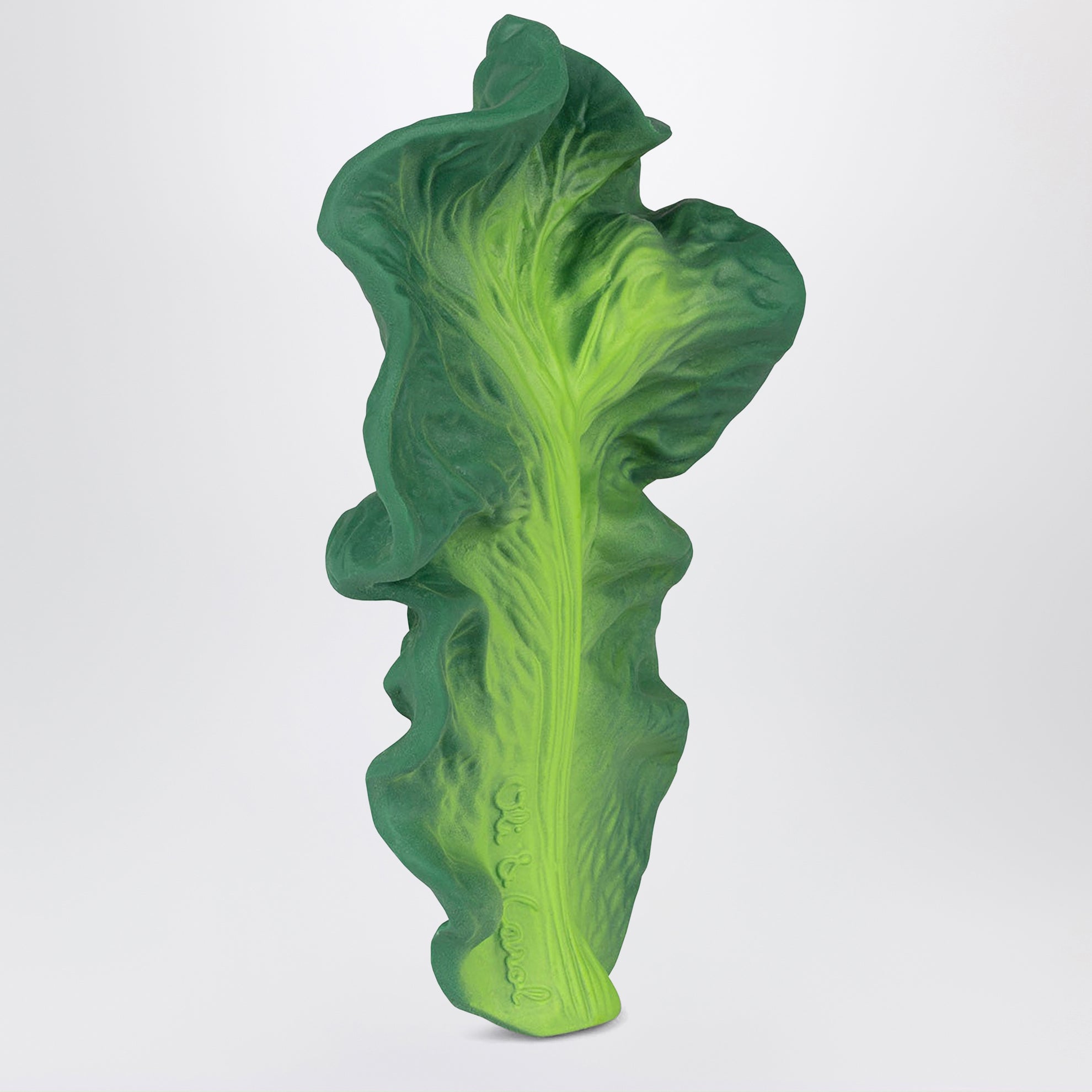 Kale-shaped baby teether