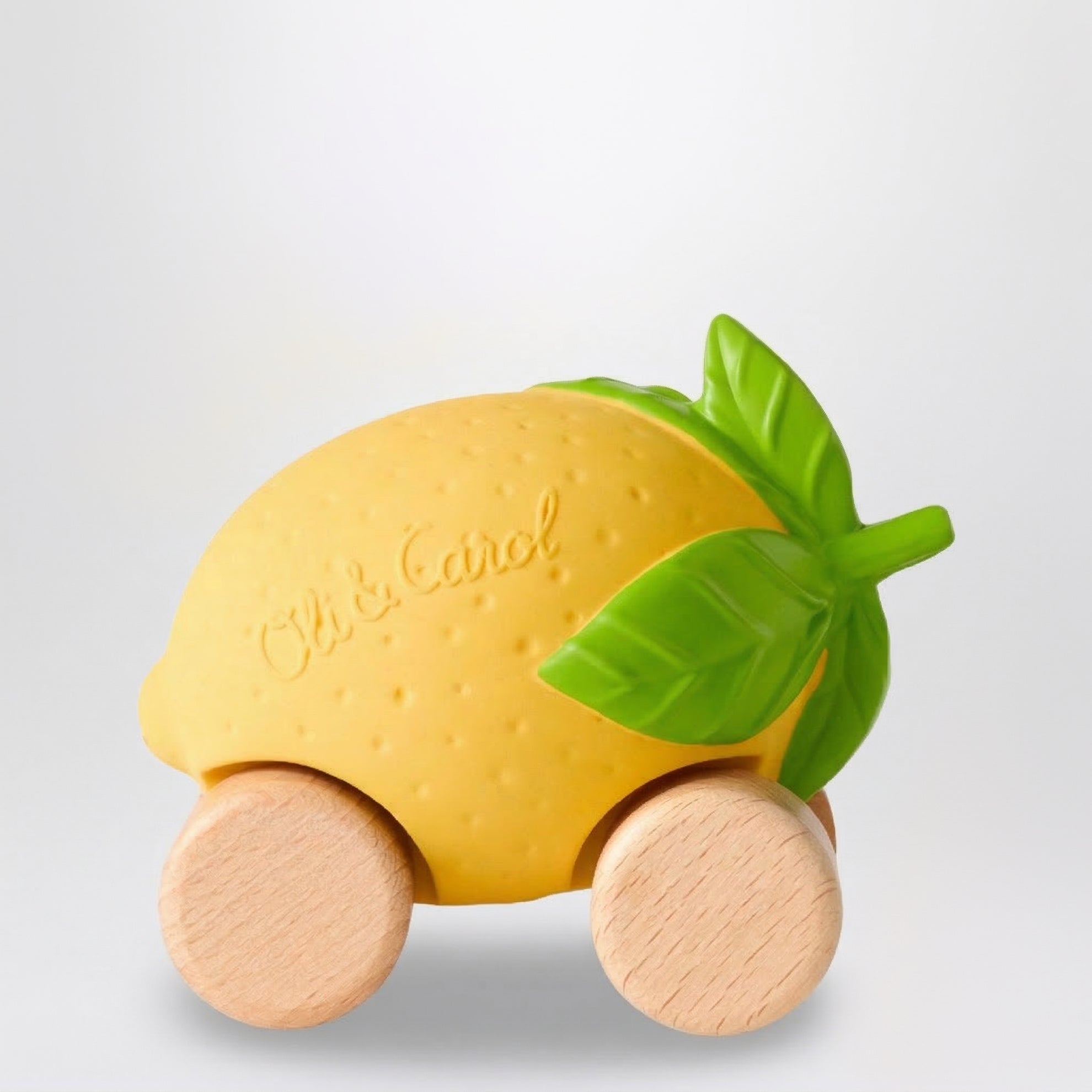 Voiture jouet en forme de citron