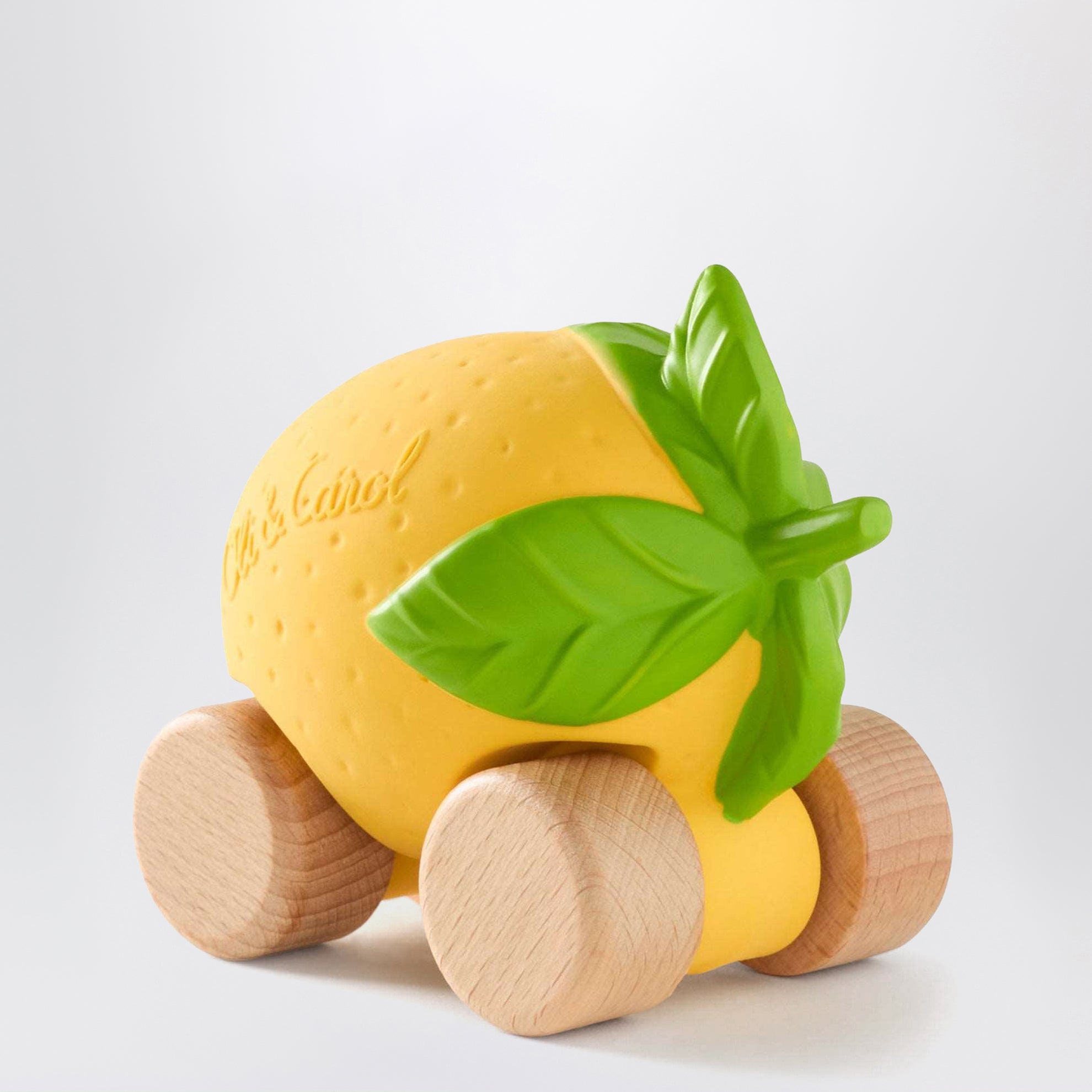 Voiture jouet en forme de citron