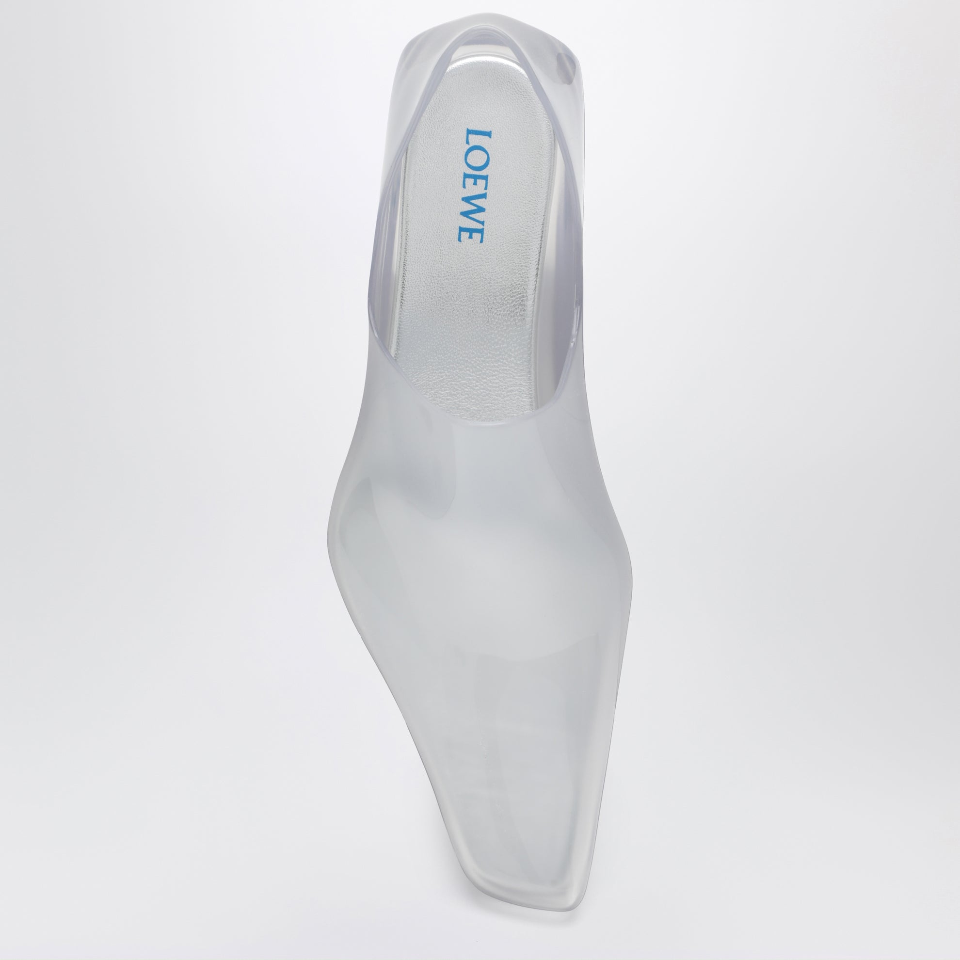 Emily transparent PVC ankle boots with glossy finish