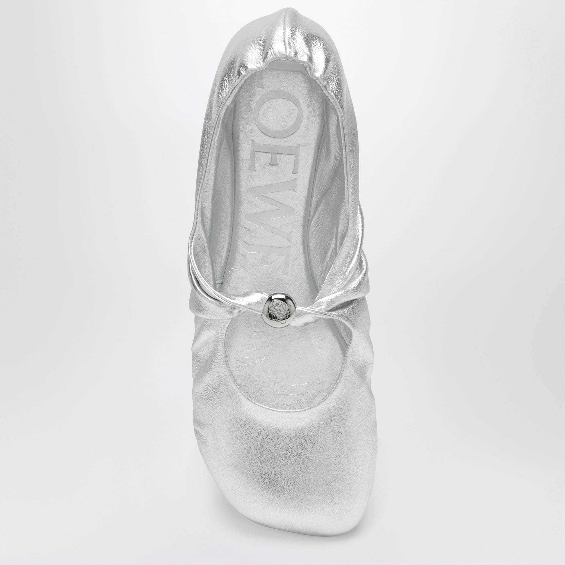 Ballerines Pebble Soft en nappa d’agneau laminé