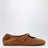 Ballerines Pebble Soft en daim de chèvre tan