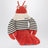Plüschtier Larry Lobster Sailor rot
