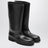 Loch Schwarze Vollnarbenlederstiefel
