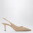 Escarpins slingback en cuir avec bride à la cheville